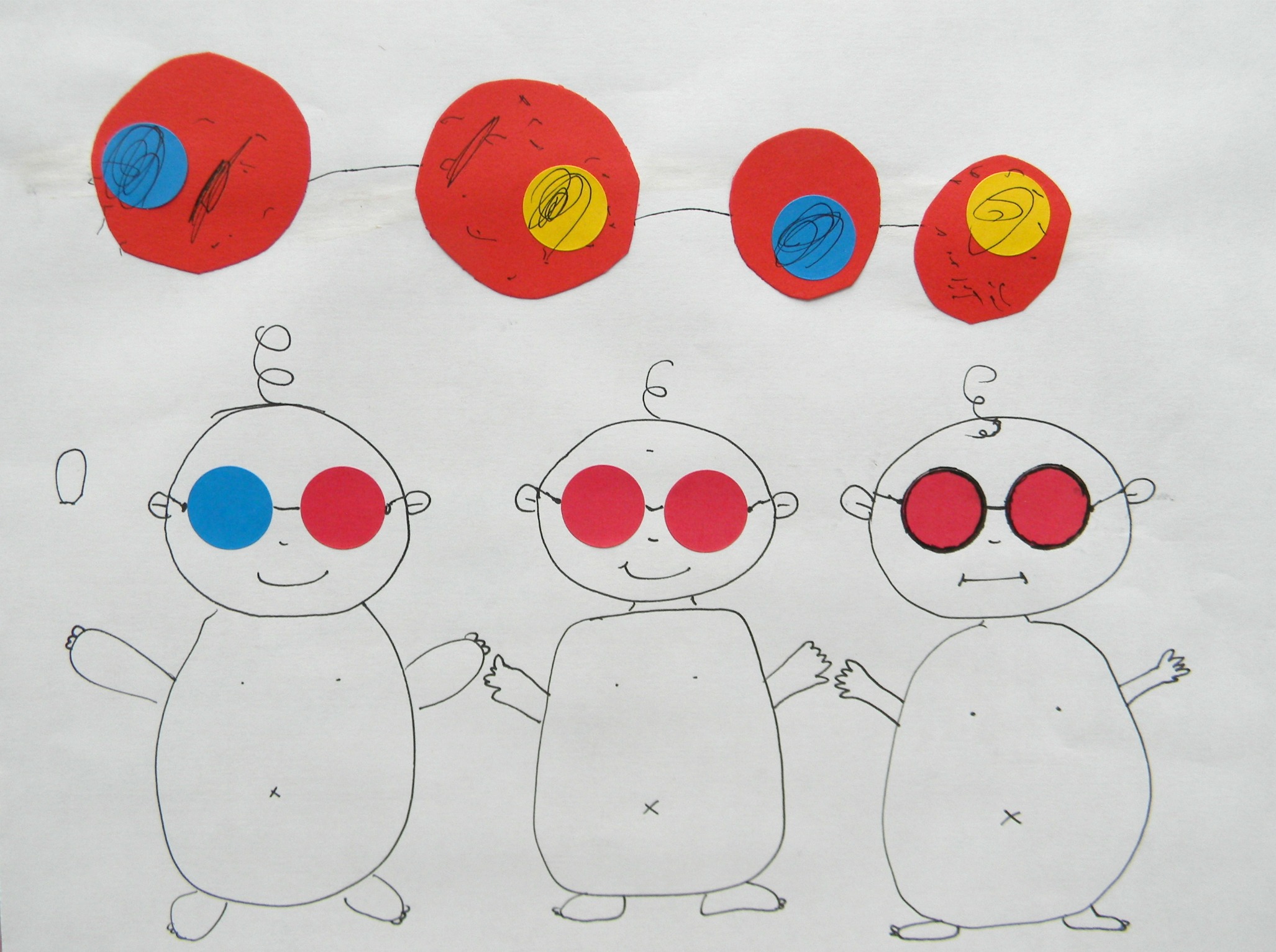 art projects for kids :: doodling with dots - A HAPPY STITCH