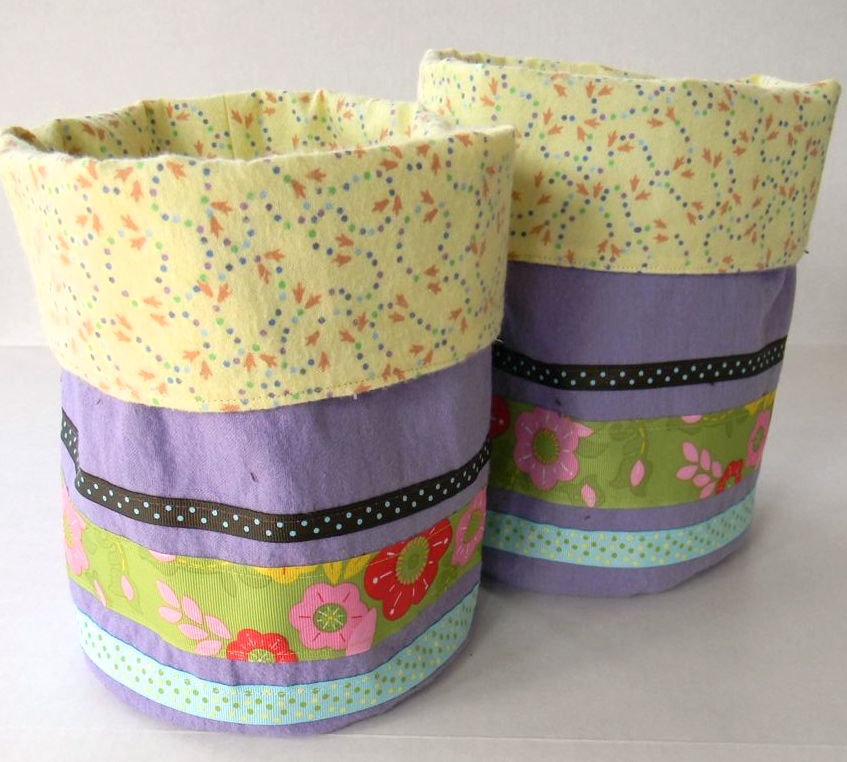 fabric easter buckets
