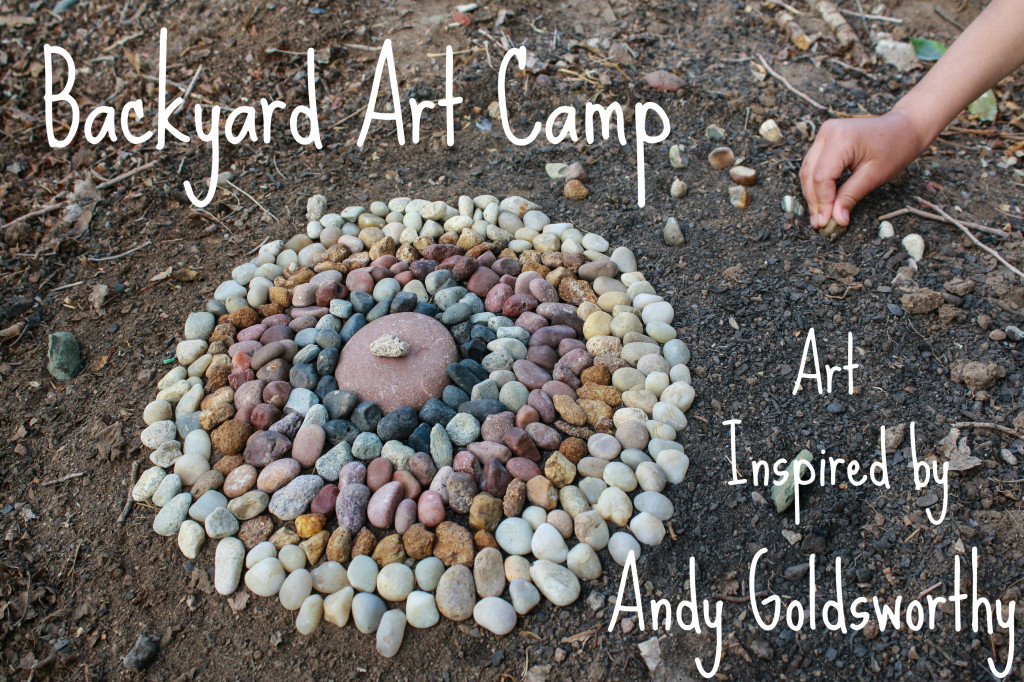 Backyard Art Camp Andy Goldsworthy Photo