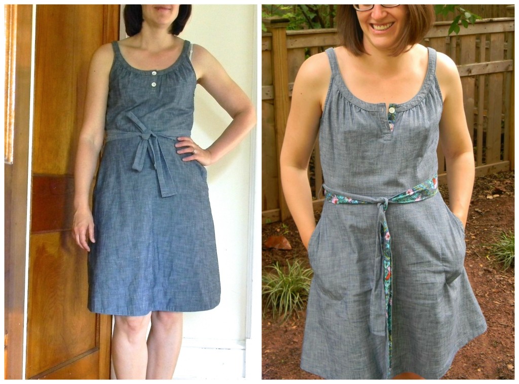 dull dress before and after
