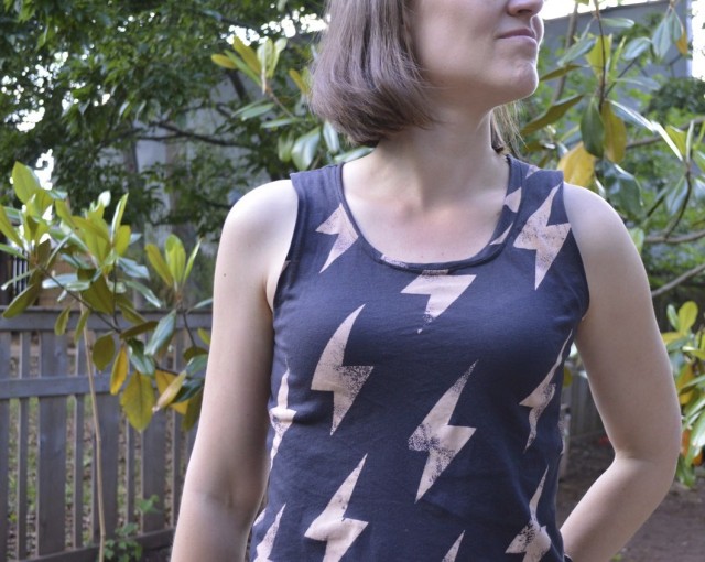 LIghtning Tank Top | made by a happy stitch from the Jorna Tank Top pattern