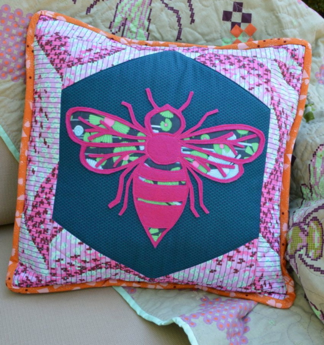 Sweet Life Pillow from Present Perfect | made by A Happy Stitch