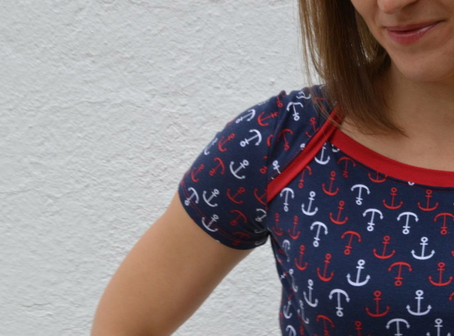 Nautical Bronte Top from Jennifer Lauren in Perfect Pattern Parcel | made by Melissa from A Happy Stitch