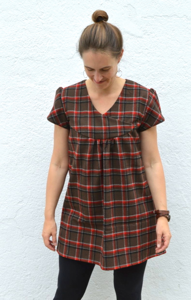 Zsalya Dress from Perfect Pattern Parcel | Pattern by Kate and Rose, made by Melissa Q. at  A Happy Stitch
