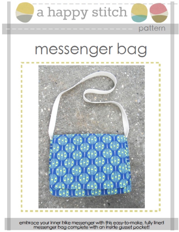 Messenger Bag Pattern from A Happy Stitch