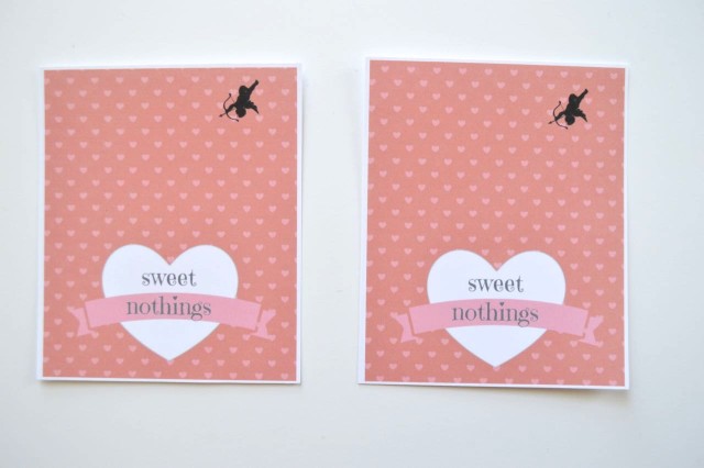 sweet nothings wrappers for sweet treats on Valentines Day | a happy stitch