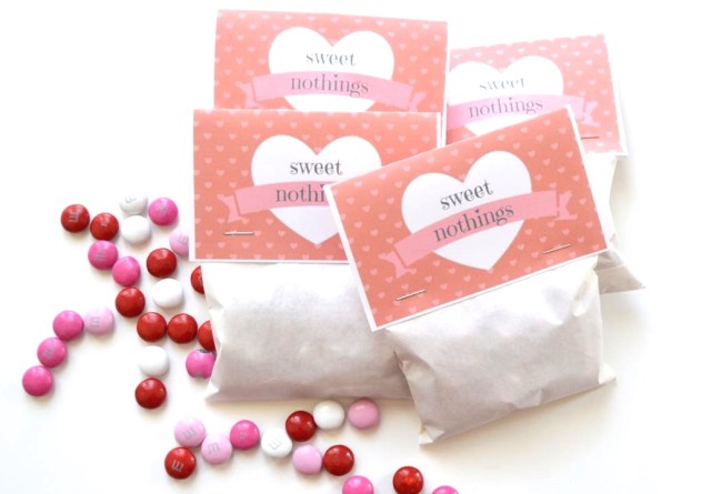 sweet nothings wrappers for sweet treats on Valentines Day | a happy stitch