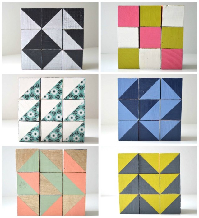 Wooden Quilt Blocks  Toys for Grown Up Who Quilt