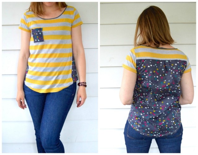 Upcycled Viole and Knit Anthro Knock-off Top 