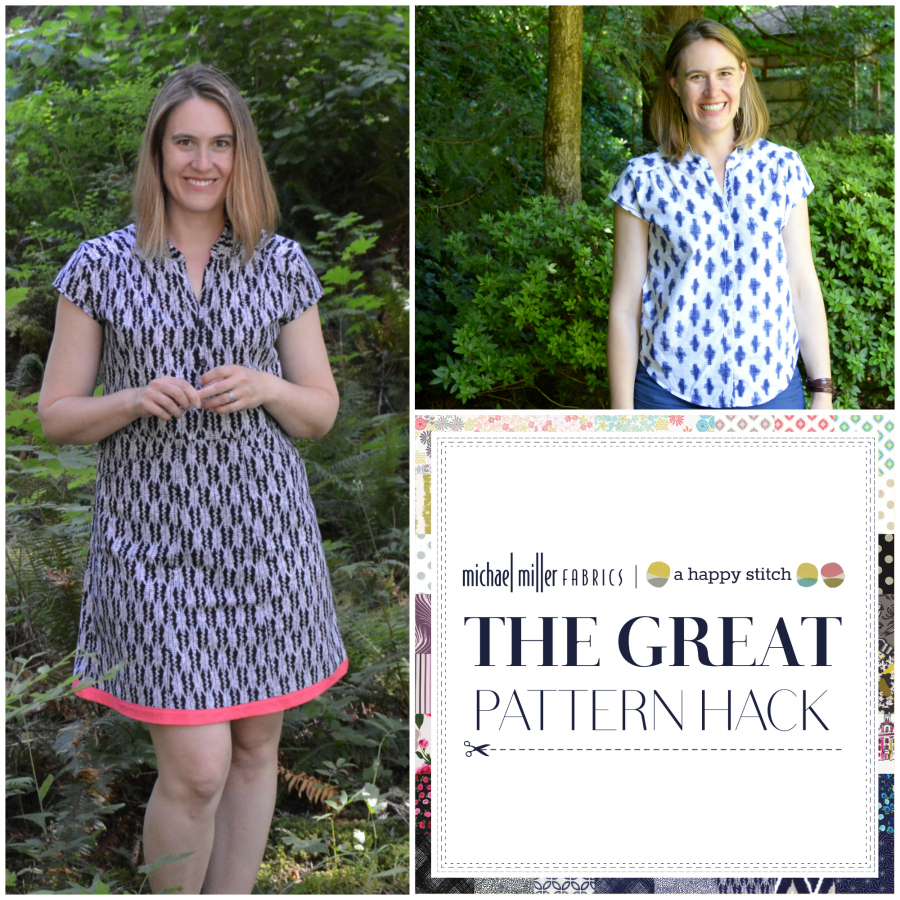 The Great Pattern Hack :: My Marigold Blouse and Marigold/Alder Dress ...