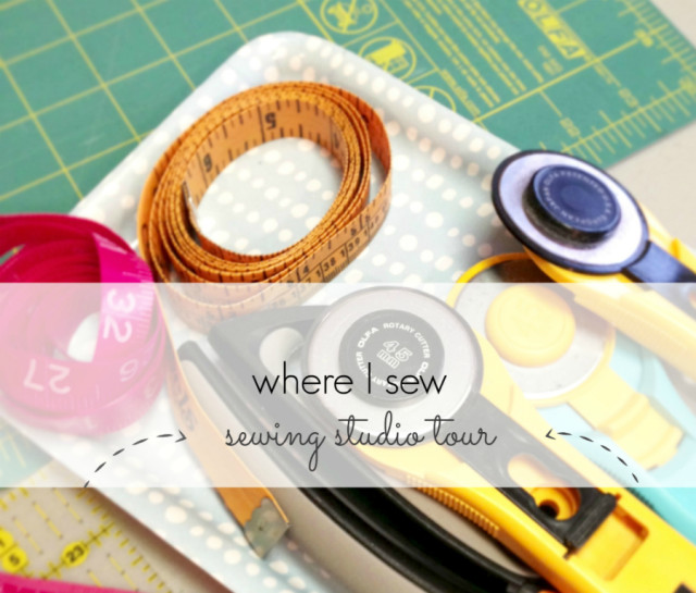Where I Sew a sewing room tour a happy stitch