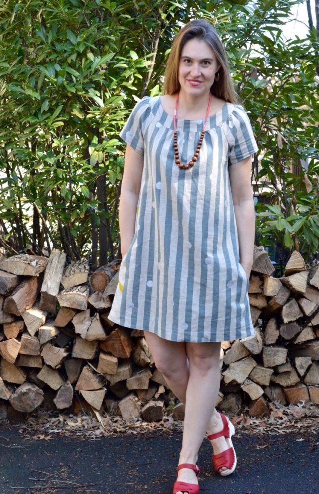 Sailor Top dress in japanese fabric | a-happy-stitch