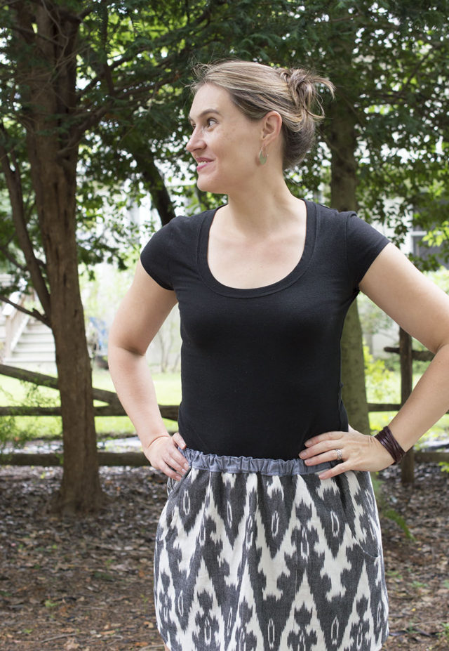 Easy Little (accidental) Skirt | a happy stitch
