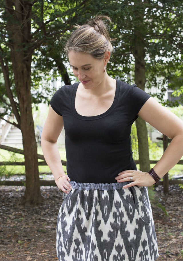 Woven Skirt with Pockets | a happy stitch