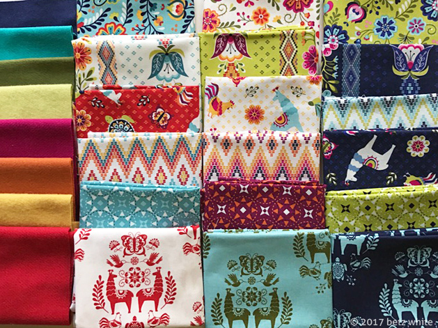 Juxtaposey fabric collection from Betz White