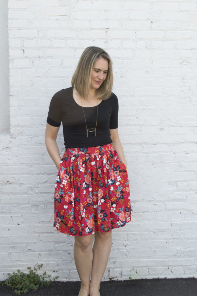 Summer Showcase :: the Cleo Skirt from Made by Rae || Sewn by A Happy Stitch