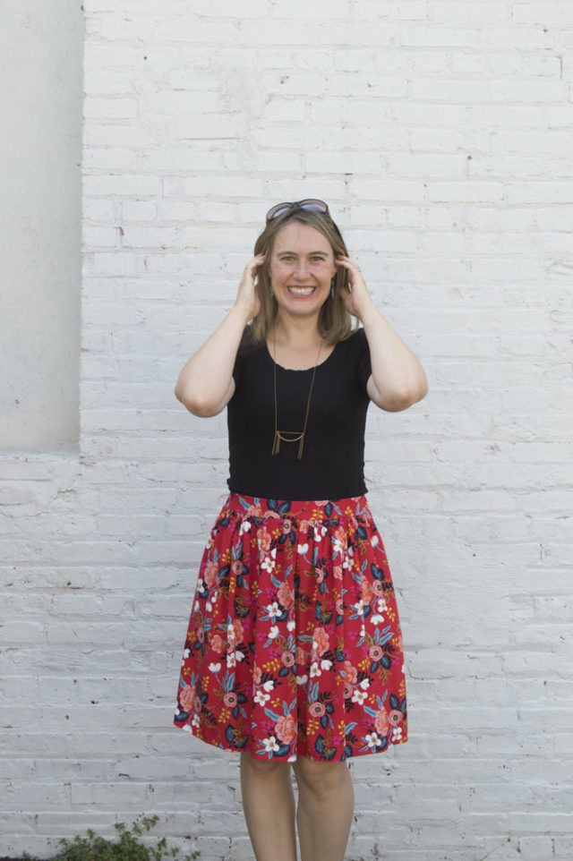 Summer Showcase :: the Cleo Skirt from Made by Rae || Sewn by A Happy Stitch