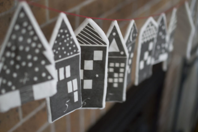 Printable Advent Calendar :: Midnight Village activity advents designed by a happy stitch