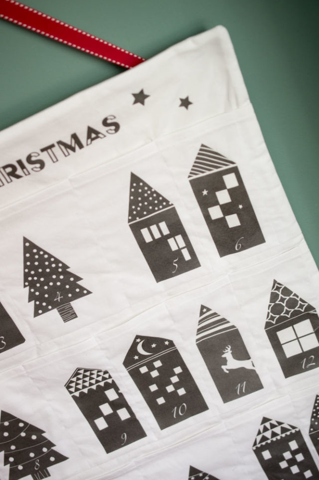 Printable Advent Calendar :: Midnight Village activity advents designed by a happy stitch