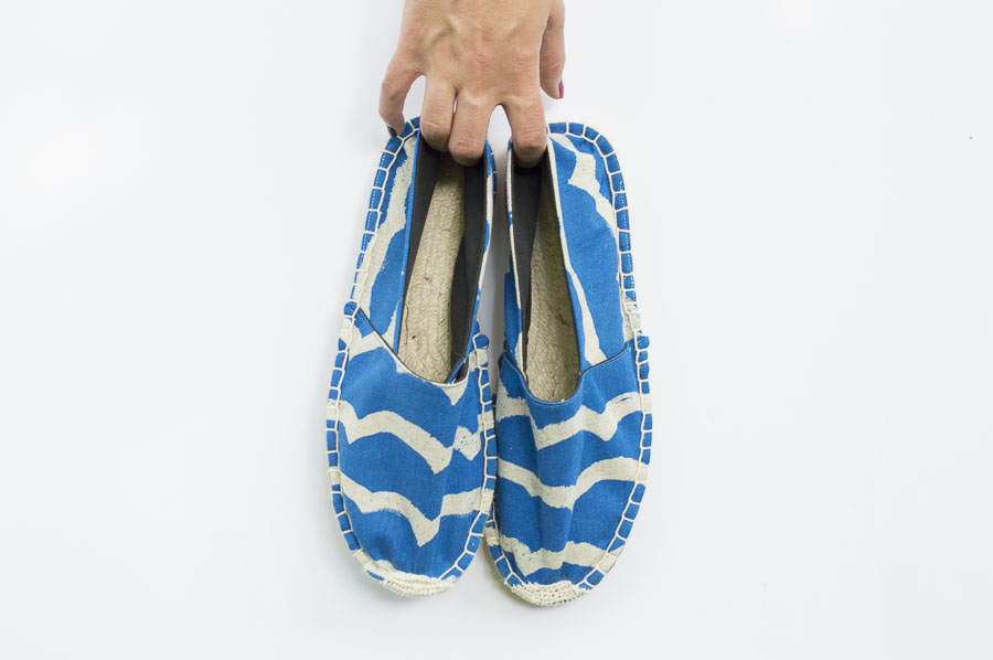 The Espadrilles Kit : Everything you need to make your own pair of shoes || A HAPPY STITCH 