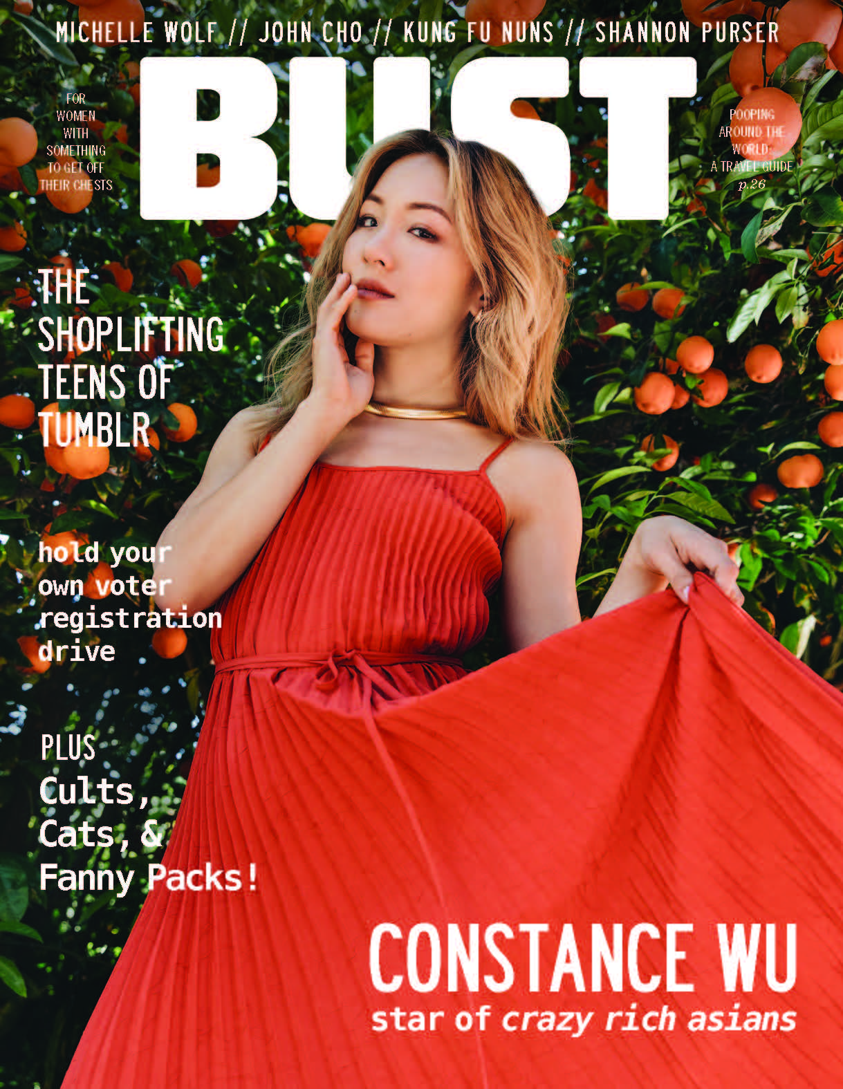 AUGUST/SEPT issue of BUST magazine