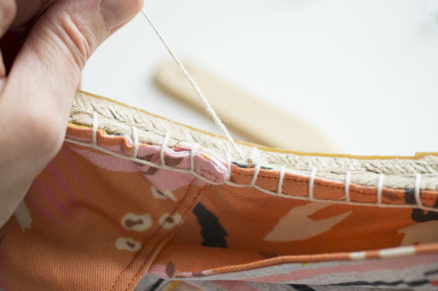 Espadrilles Sew-A-Long : Series 3 Create the Blanket Stitch and Finish the Shoes - A HAPPY STITCH
