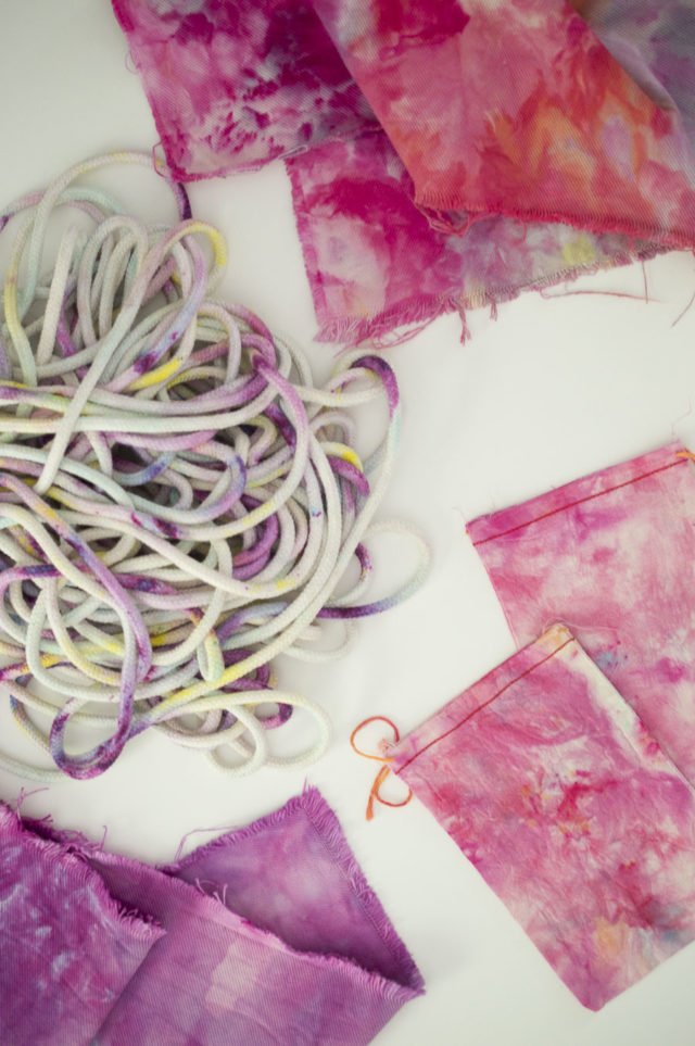 Ice Dyed SWATCHES - from Hand-Dyed by Anna Joyce - A HAPPY STITCH