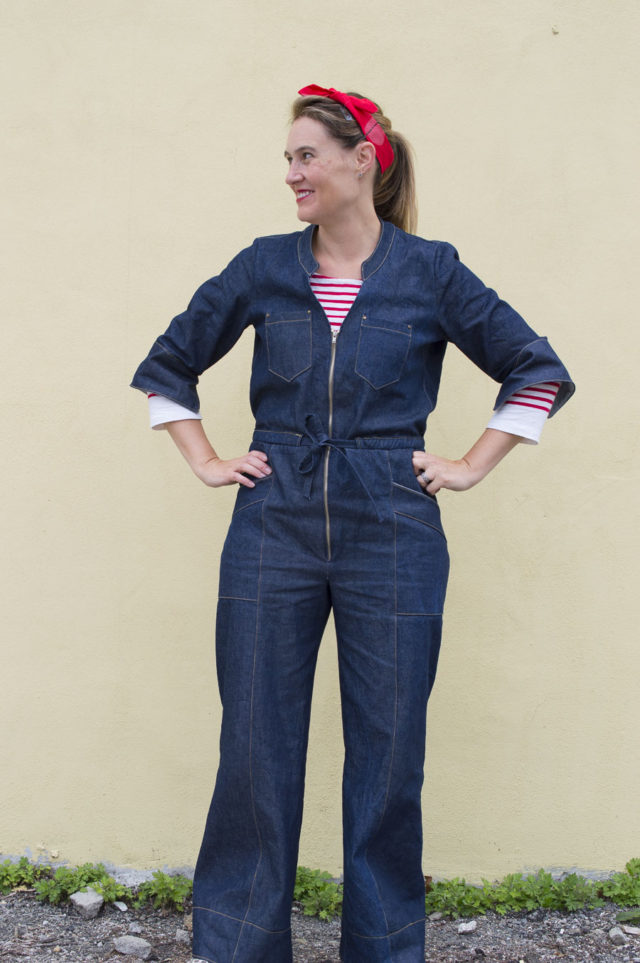 You Can Never Go Wrong With A Denim Jumpsuit Sewing Pattern
