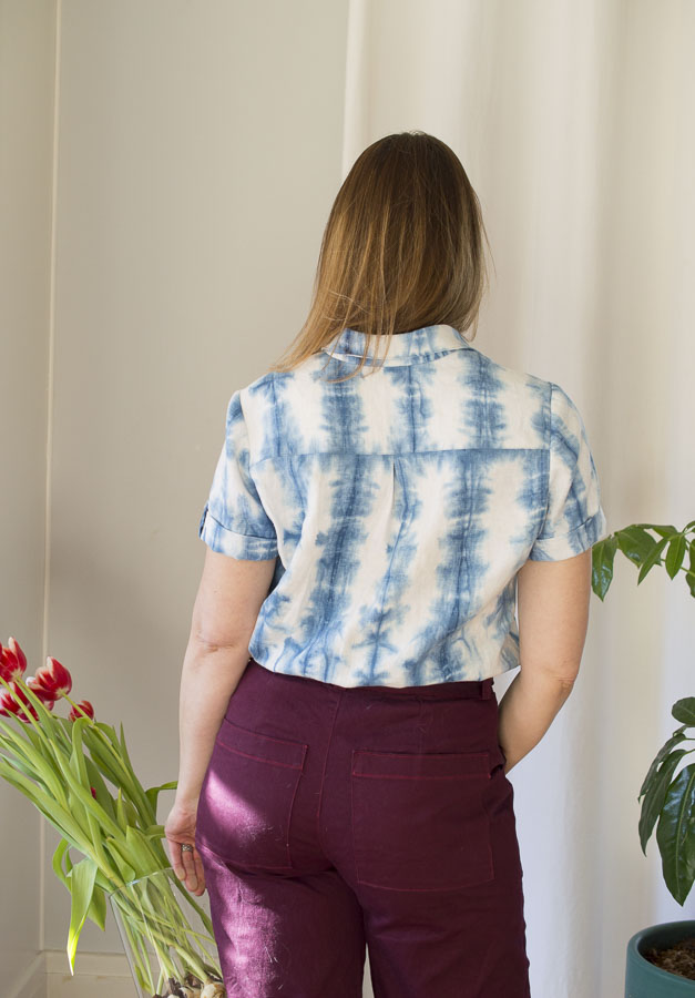 The Amherst Shirt from Hey June Handmade _ sewn by Melissa from A HAPPY STITCH