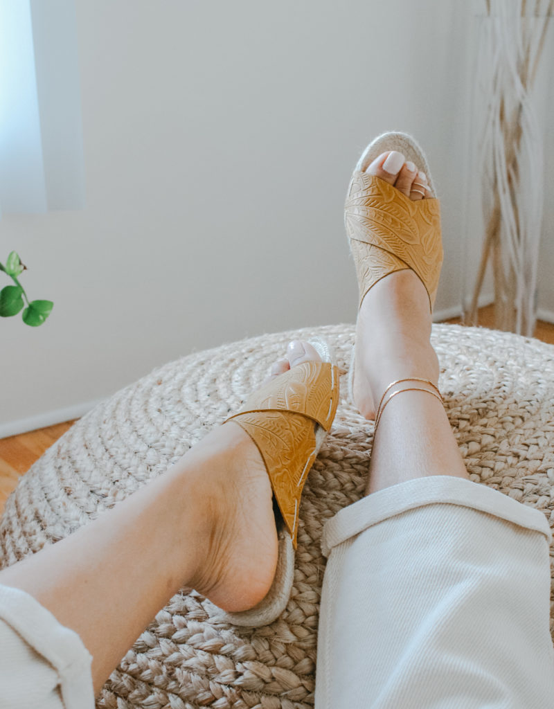 Leather Espadrille Sandals by Nikki and Mallory_ DIY Shoe Kit_Artist Series_ A HAPPY STITCH X Nikki & Mallory