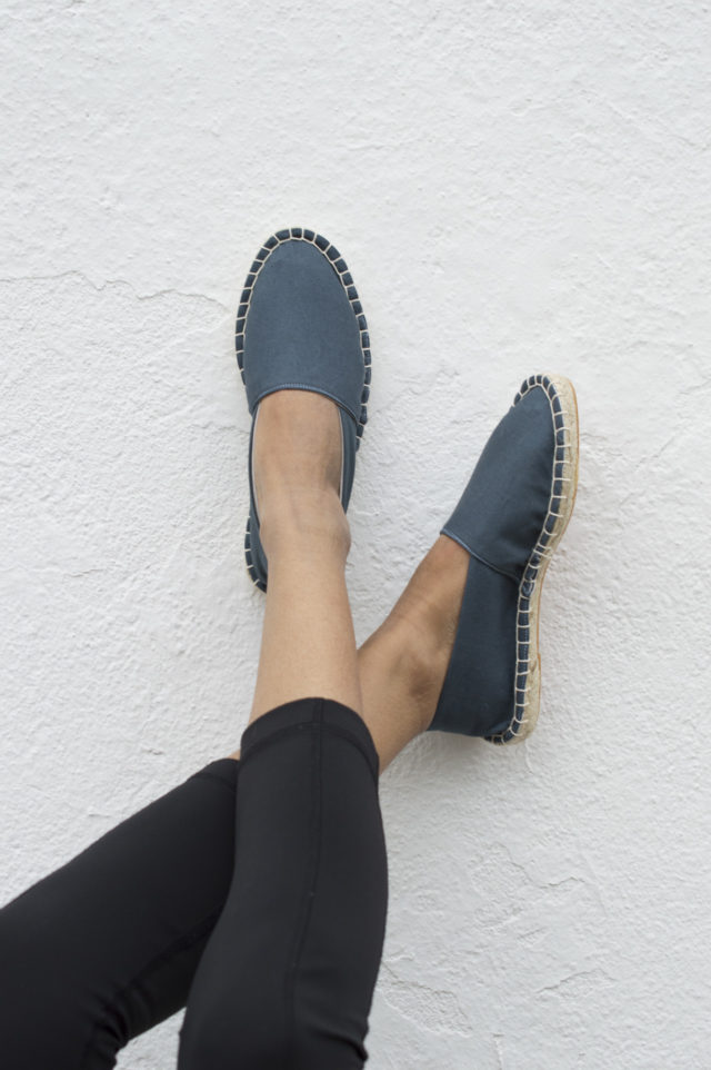 Navy Espadrilles Kit_Sustainable DIY_DIY Shoes_A HAPPY STITCH